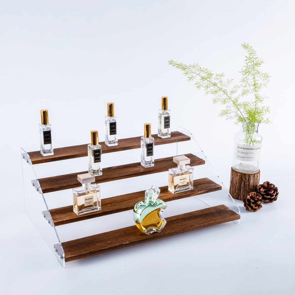 Présentoir Escalier Acrylique & Bois